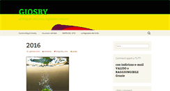 Desktop Screenshot of giosby.it